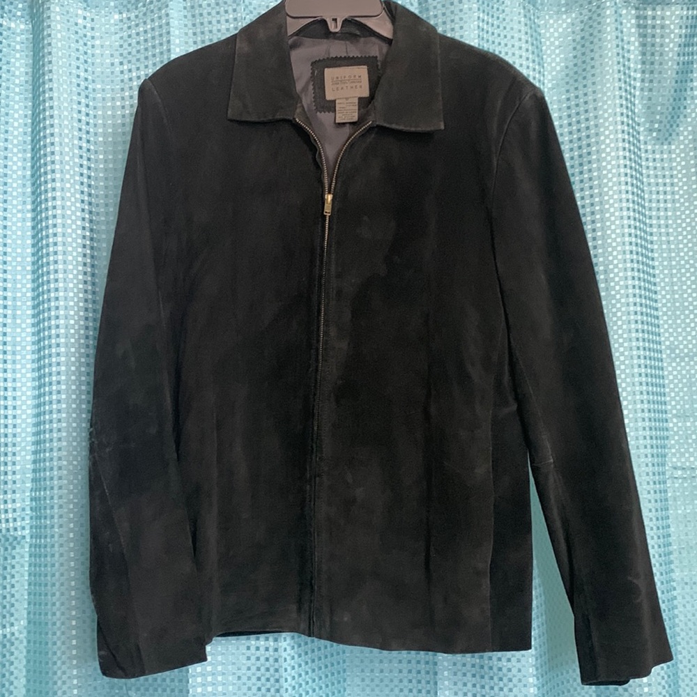 I have a suede and leather jacket